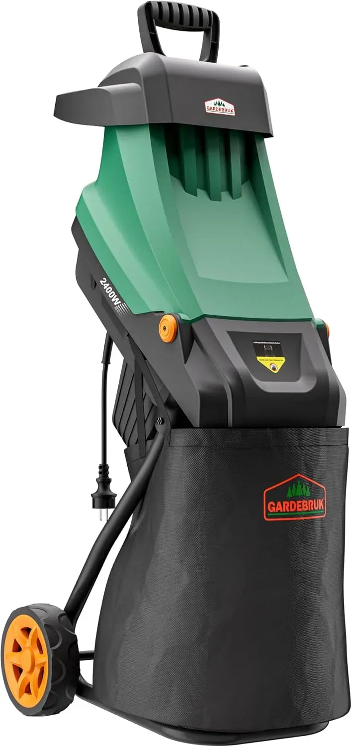 Biotrituratore Elettrico 2400W, 2400 W, GARDEBRUK