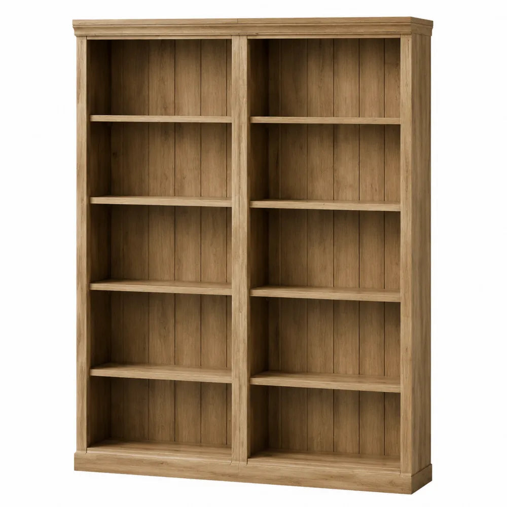 Libreria in legno massello 180x150x30 cm Marrone