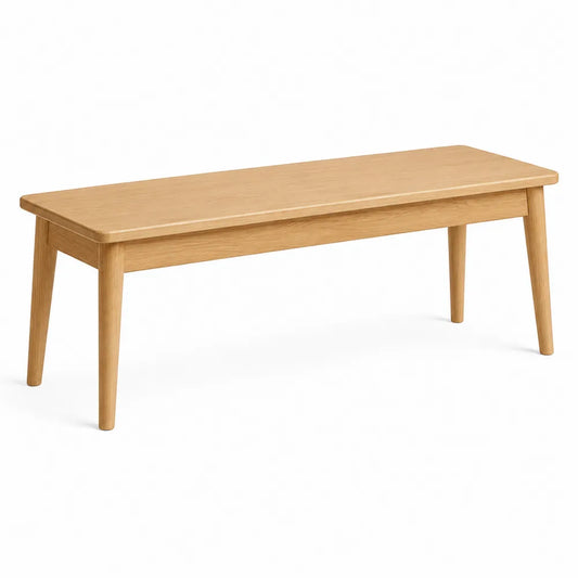 Panca in legno di rovere 120x35x45 cm