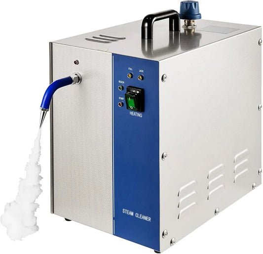 1300/2200w Con Controllo A Pedale, Vaporiera Ad Alta Pressione Pulizia Gioielli In Oro E Argento In Acciaio Inossidabile, Avviso Livello Acqua Pieno E