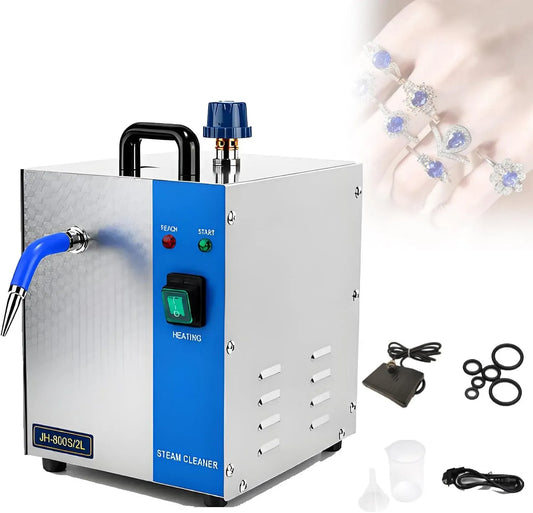Pulitore a vapore, 2 L, professionale, Riscaldamento rapido in 8 Minuti