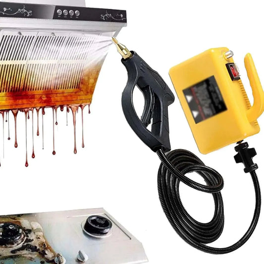 Pulitore a vapore, 2600 W, multiuso, portatile, industriale, professionale, Macchina a Vapore Multiuso ad Alta Pressione
