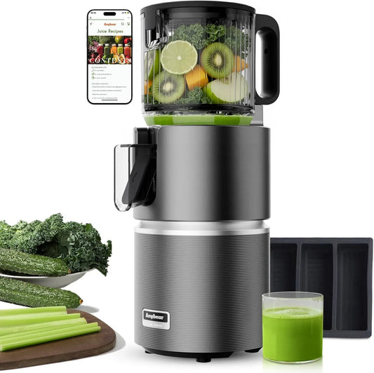 estrattore di succo e spremiagrumi, 350 W, 124 mm, per frutta intera
