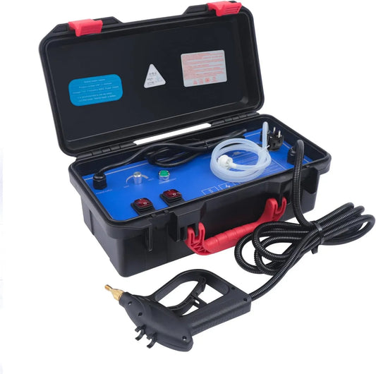 Pulitore a vapore, 3000 W, portatile, ampio serbatoio, professionale, uso su pavimenti, cucina, auto, finestre e divano