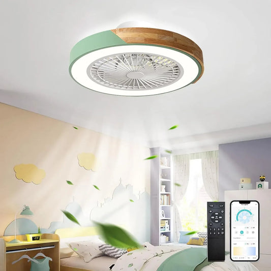 Ventilatore 5pale, decorazione del soggiorno, verde