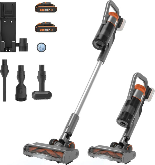 Aspirapolvere, 20 V, WORX WX038, Autonomia fino a 45 min