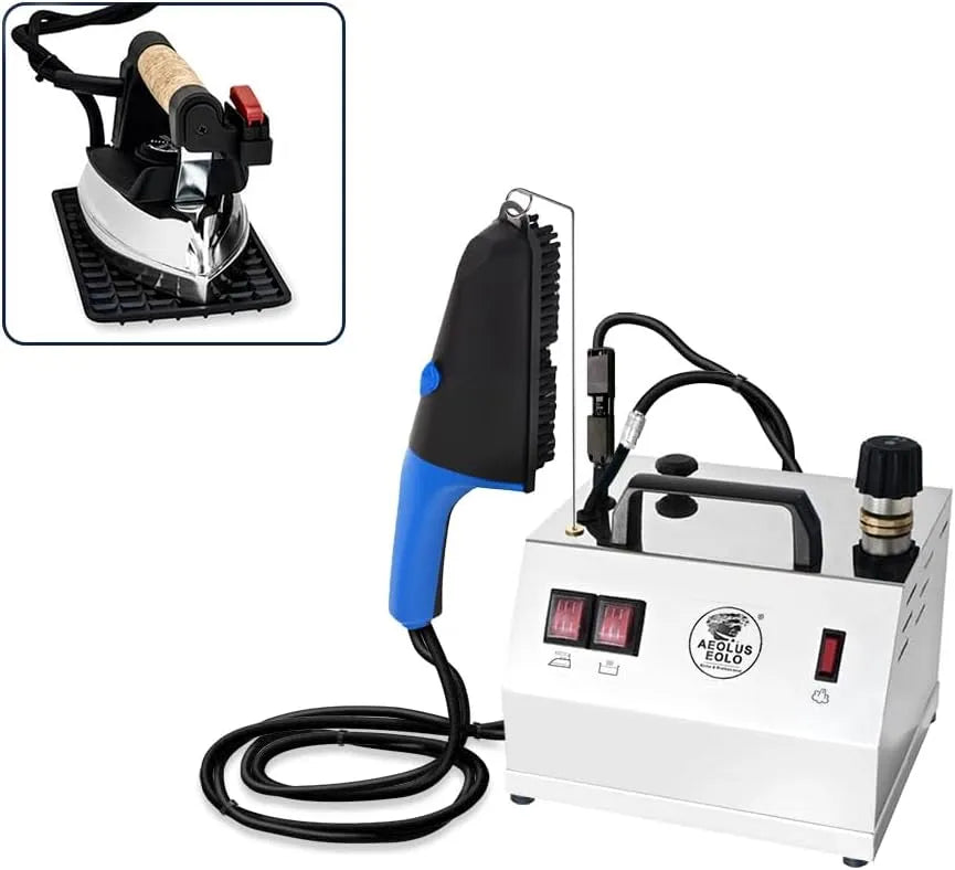 GVS2 Generatore, Spazzola, ferro da stiro elettrico, vapore, professionale, acciaio inox, EOLO